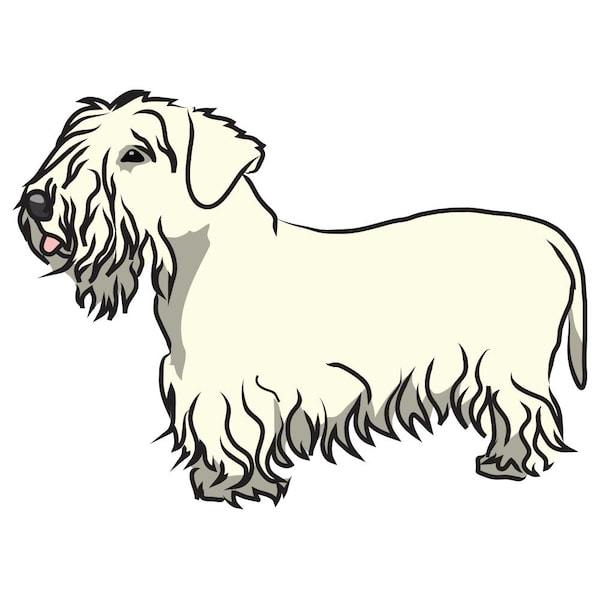 Signmission Sealyham Terrier Dog Decal, Dog Lover Decor Vinyl Sticker D-12-Sealyham Terrier - main